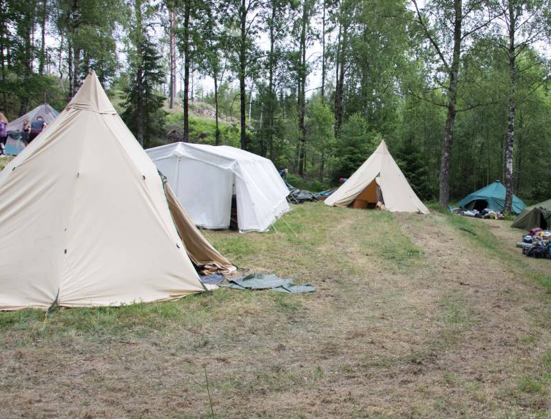 Stackebo, en bra plats för mindre läger